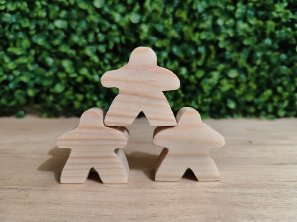 🎲 Personnage en bois Meeple – Image 2