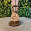 🔑 Porte-clés Rond en Bois de Hêtre – Image 5