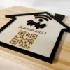 🏠 Panneau QR Code WiFi en Bois – Image 3