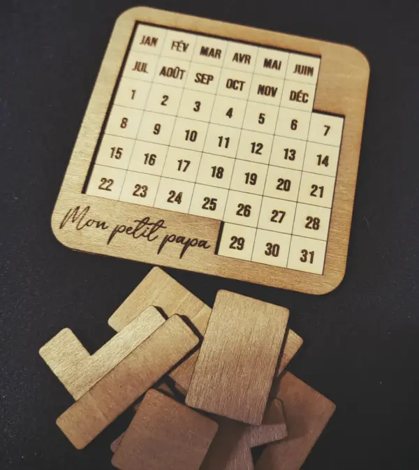 🧩 Casse-Tête en Bois Personnalisable – Image 6