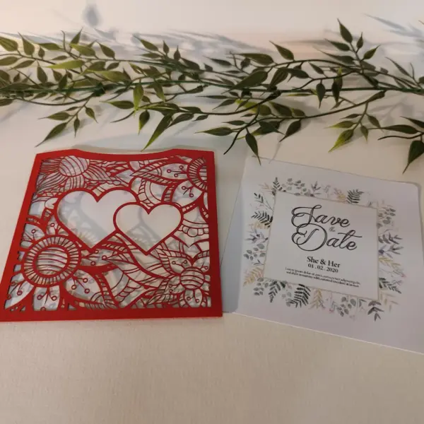 💌 Enveloppe d’Invitation Découpée au Laser – Image 4