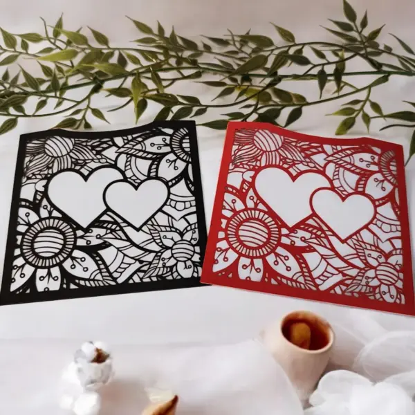 💌 Enveloppe d’Invitation Découpée au Laser