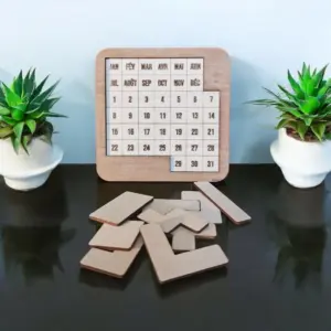 🧩 Casse-Tête en Bois Personnalisable