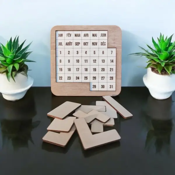 🧩 Casse-Tête en Bois Personnalisable
