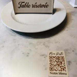 📱 Support QR Code pour Menu