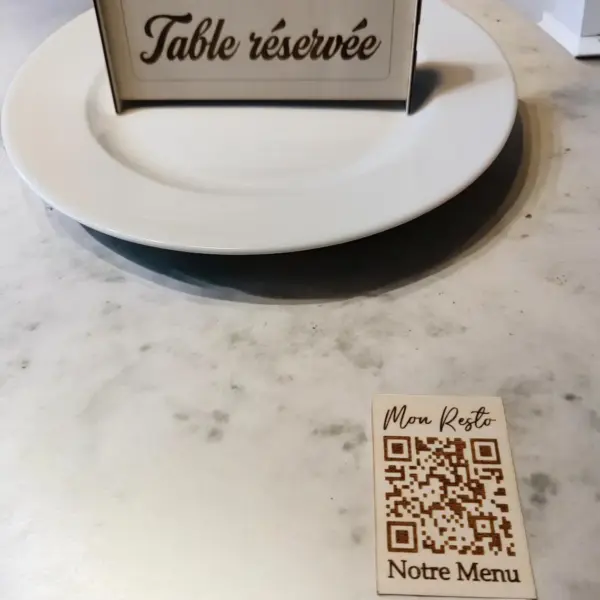 📱 Support QR Code pour Menu