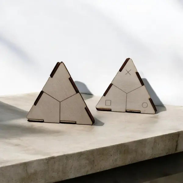 🔺 Tétraèdre en Bois Personnalisable