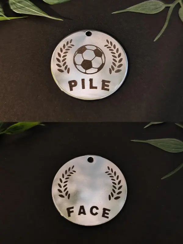 🎁 Médaille Pile ou Face en Acier Inoxydable – Image 8