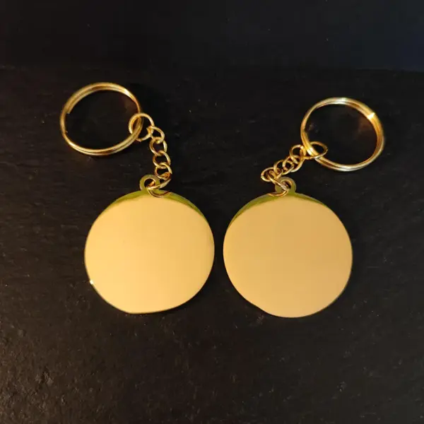 ✨ Porte-clés Personnalisé en Acier – Image 2