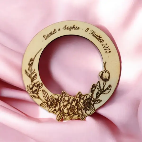 💍 Rond de Serviette en Bois – Image 2