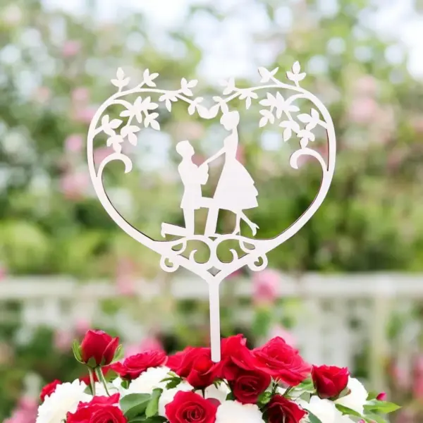 💒 Topper de Gâteau de Mariage