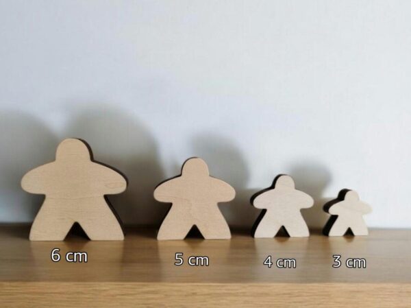🎲 Personnage en bois Meeple – Image 6