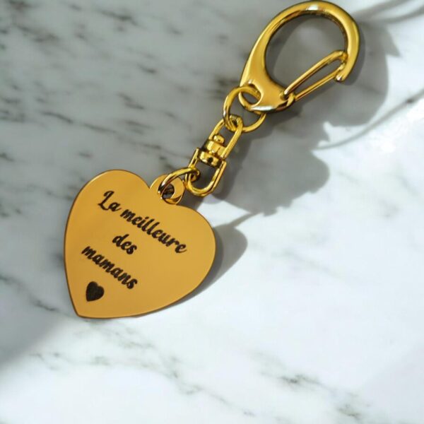 ✨ Porte-clés Personnalisé en Acier – Image 5