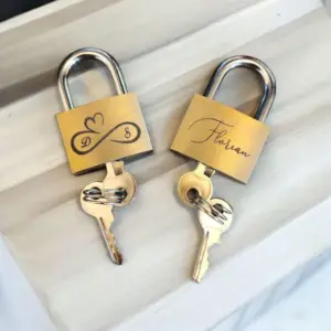 🔒 Cadenas Gravé et Personnalisé