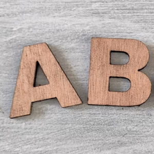 🔠 Lettres et Symboles en Bois Personnalisés
